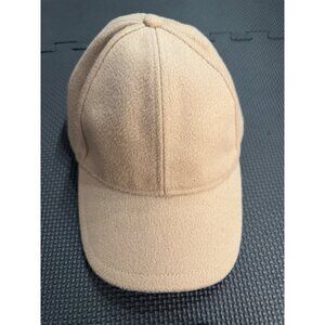 Abercrombie & Fitch Tan Wool Blend Adjustable Baseball Cap For Adults